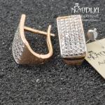 Auskarai su akmenukais