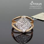 Žiedas su cirkoniais