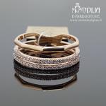 Žiedas su akmenukais