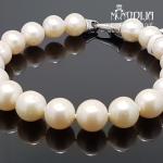 Sidabrinė apyrankė su perlais