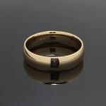 Klasikinis vestuvinis žiedas 5mm auksas geltonas 585 nuotrauka