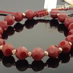 Auksinė apyrankė su karoliukais