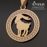 Auksinis pakabukas Ožiaragis