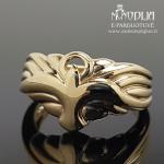 Geltono aukso žiedas