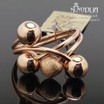 Auksinis žiedas su burbuliukais