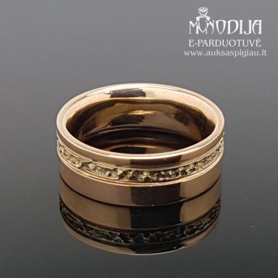 Modernus vestuvinis žiedas