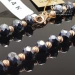 Auksinė grandinėlė su karoliukais