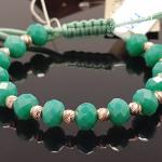 Auksinė apyrankė su karoliukais