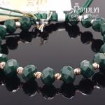 Auksinė apyrankė su karoliukais