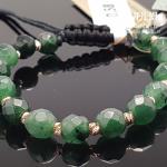 Auksinė apyrankė su karoliukais