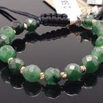 Auksinė apyrankė su karoliukais