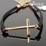 Auksinė apyrankė su Kryželiu