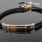 Auksinė apyrankė su kaučiuku