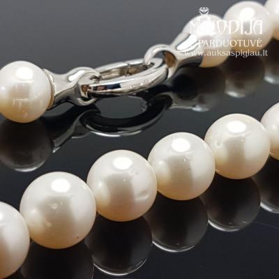 Sidabrinis perlų vėrinys