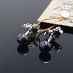 Sidabriniai auskarai su perlais