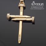 Auksinis pakabukas Kryželis