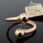 Auksinis žiedas su burbulais