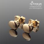 Auksiniai auskarai apvalūs