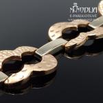 Dėvėta auksinė apyrankė