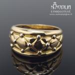 Geltono aukso žiedas