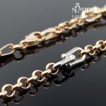 Auksinė grandinėlė su baltu auksu