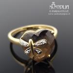 Auksinis žiedas Širdelė