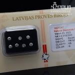 Briliantai VS/G, 7vnt. po 2,3mm