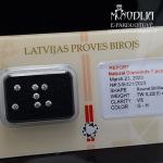 Briliantai VS/G-H, 7vnt. po 2,0mm