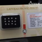 Briliantai VS/G-H, 12vnt. po 1,5mm