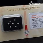 Briliantai VS/G-H, 7vnt. po 1,5mm