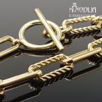 Geltono aukso apyrankė