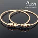 Auksiniai auskarai rinkės