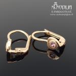 Auksiniai auskarai Širdelės