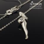 Auksinė grandinėlė MAMA su briliantu