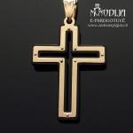 Auksinis pakabukas Kryželis