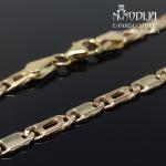 Auksinė apyrankė su baltu auksu