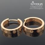 Auksiniai auskarai rinkės