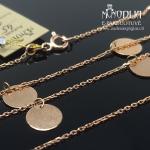 Auksinė grandinėlė su pakabukais