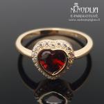 Auksinis žiedas Širdelė