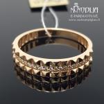 Auksinis žiedas su akutėmis