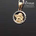 Auksinis pakabukas Angeliukas