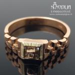 Vyriškas auksinis žiedas