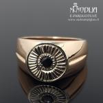 Vyriškas auksinis žiedas