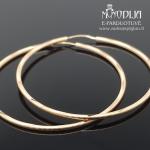 Graviruoti auksiniai auskarai rinkės