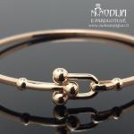 Auksinė apyrankė su burbuliukais