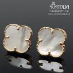 Auksiniai auskarai Dobiliukai