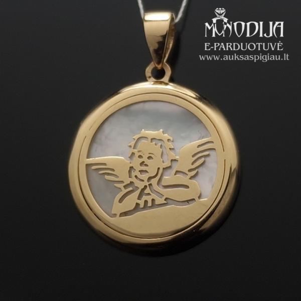 Auksinis pakabukas Angeliukas