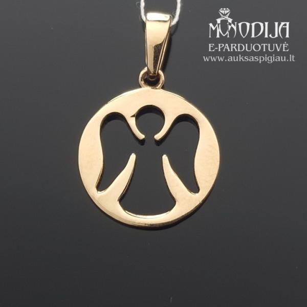 Auksinis pakabukas Angeliukas