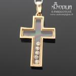 Auksinis pakabukas Kryžiukas