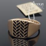 Vyriškas auksinis žiedas